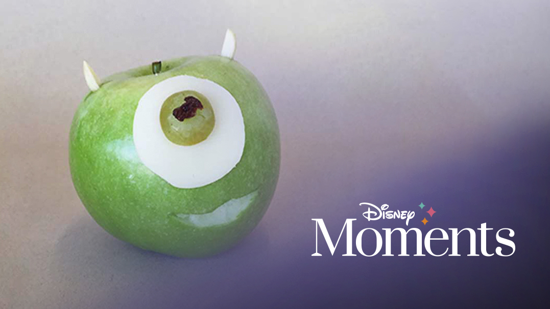 Ferran's decorated apple inspired by Mike Wazowski. Image courtesy of Disney