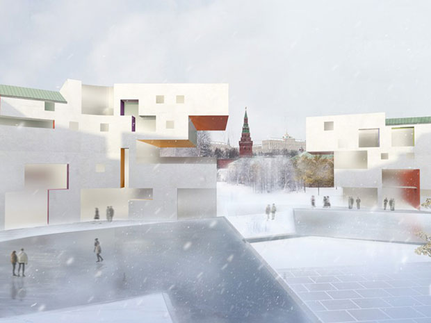 Mixed use housing - Steven Holl Architects