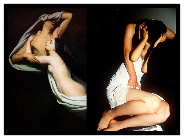 Swan-like embrace, Paris (2010) by Nan Goldin