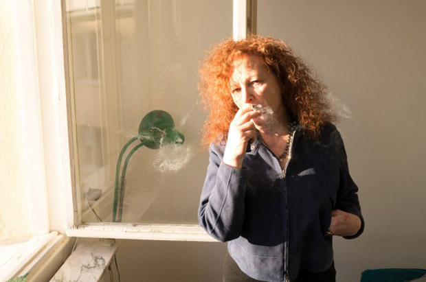 Shadow of a dead bird on Simon’s window, Stockholm, September 2013, self-portrait, by Nan Goldin
