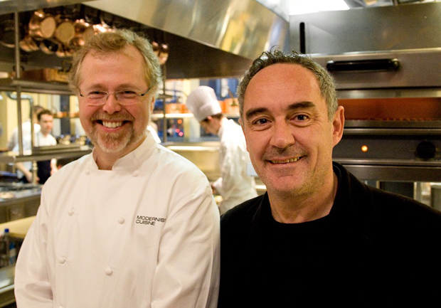 Modernist Cuisine's Nathan Mhyrvold and Ferran Adrià creator of elBulli 2005-2011