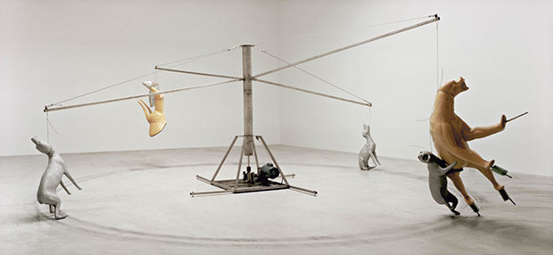 Carousel (1988) – Stainless steel, cast aluminium, polyrutheane foam