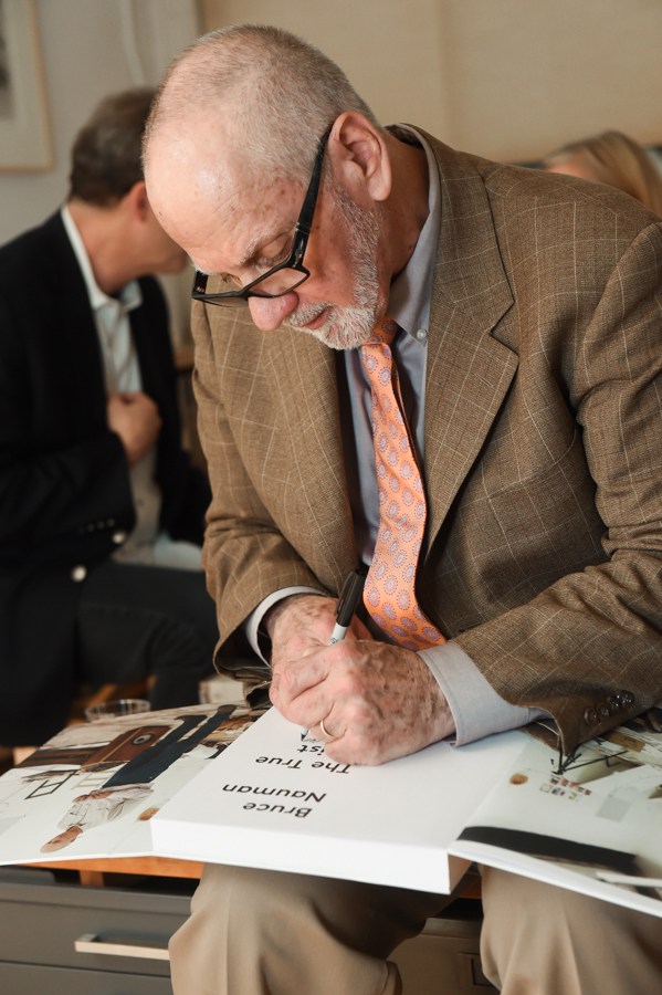 Peter Plagens with his new book