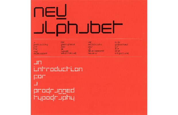 New Alphabet, Wim Crouwel, 1967
