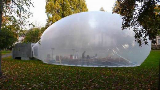 New York Spacebuster mobile inflatable structure by Raumlabor
