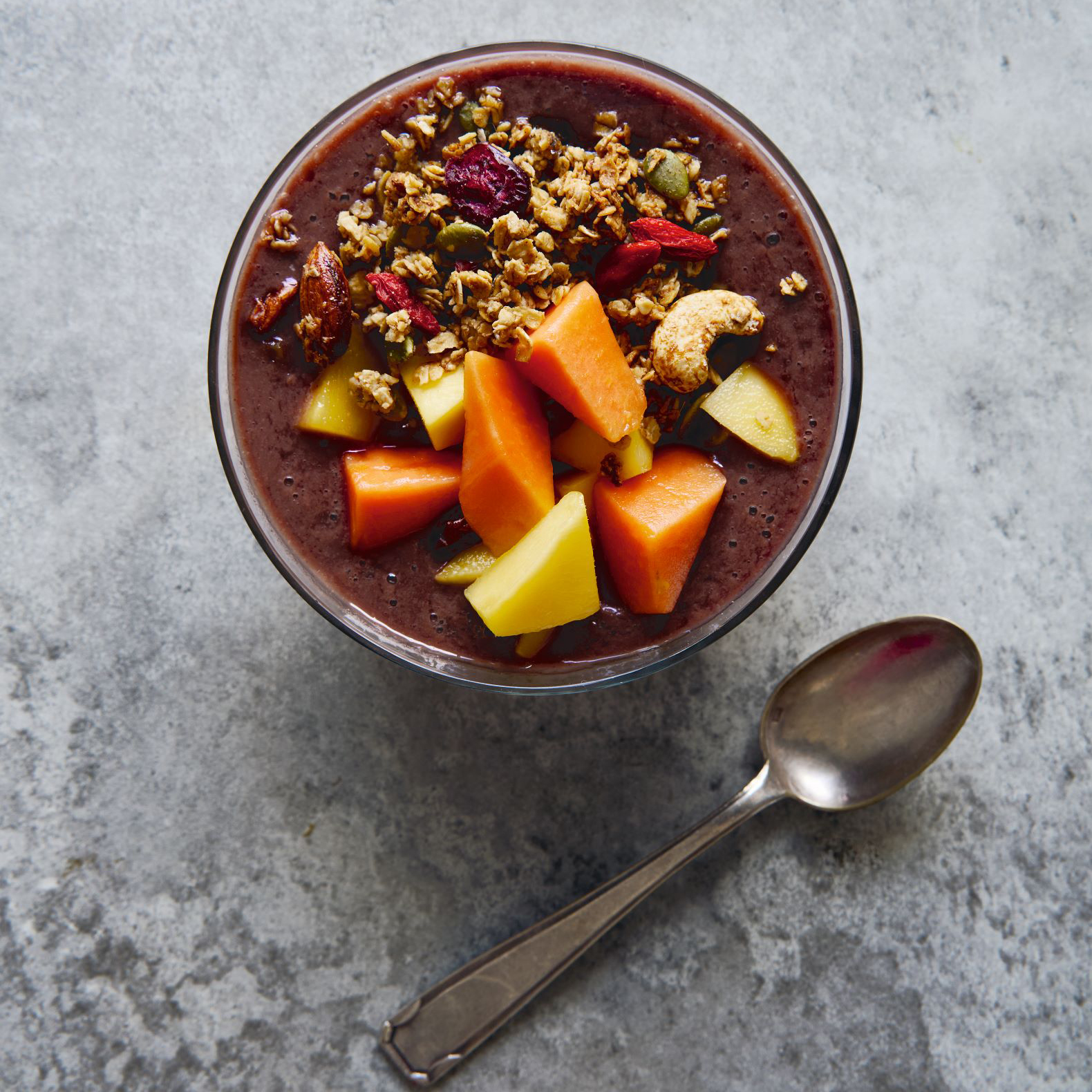 Açai bowl, as featured in Breakfast: The Cookbook