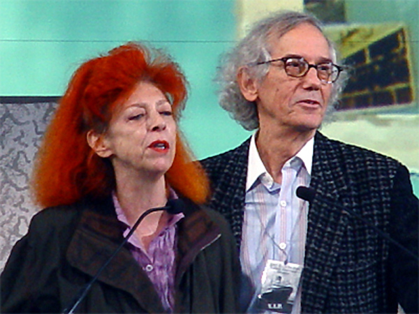 Christo and Jeanne-Claude in 2005 - photo by Martin Dürrschnabel - courtesy Wikimedia Creative Commons