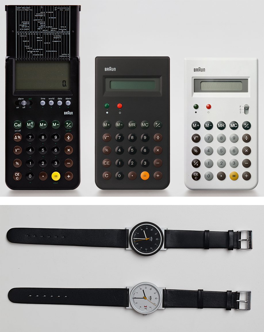 Dieter Rams products for Braun. Photograph by Florian Bohm as featured in As Little Design as Possible