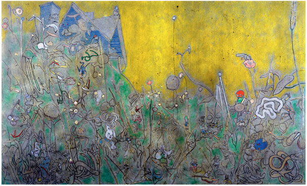 Nigel Cooke Artist's Garden, 2006