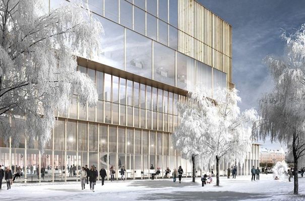 The Nobel Center's exterior © David Chipperfield Architects