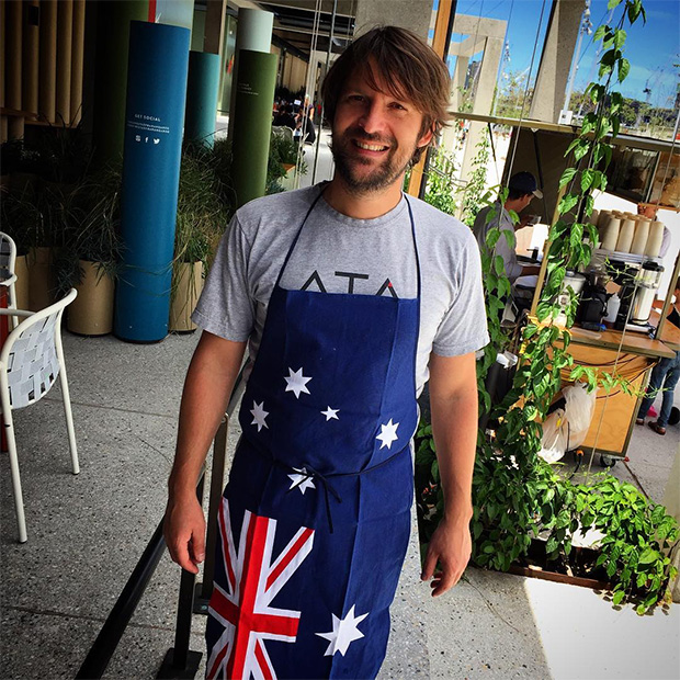 René Redzepi at Noma Australia. Image courtesy of Nip of Courage's Instagram