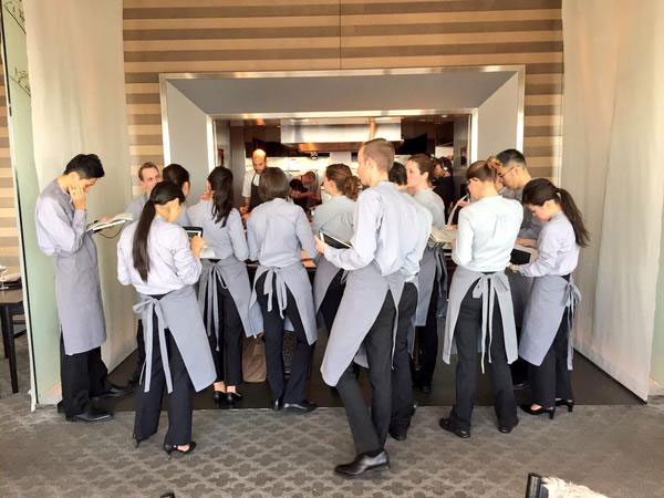 Noma Japan's front of house team