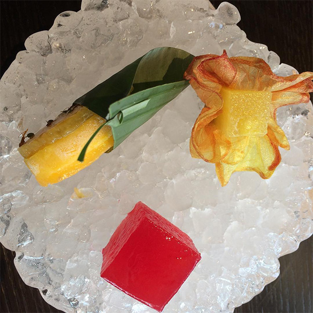 Fruit petit fours. Image courtesy of Roberta Muir's Instagram