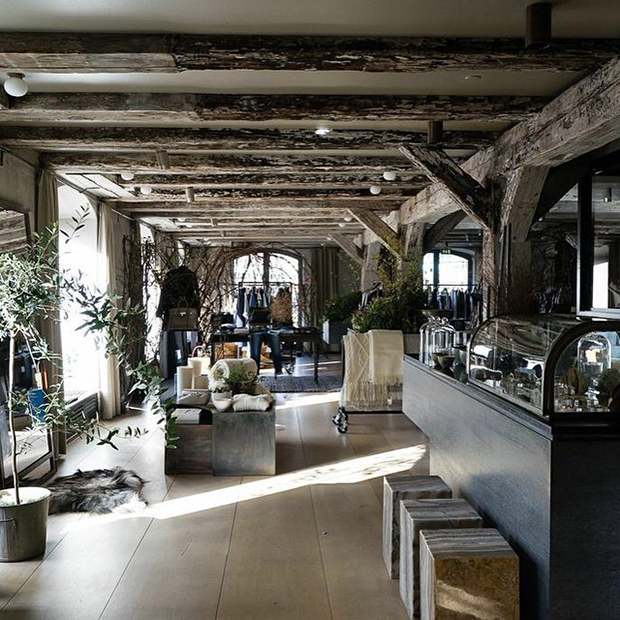 Club Monaco's pop-up inside Noma, Copenhagen. Image courtesy of Club Monaco