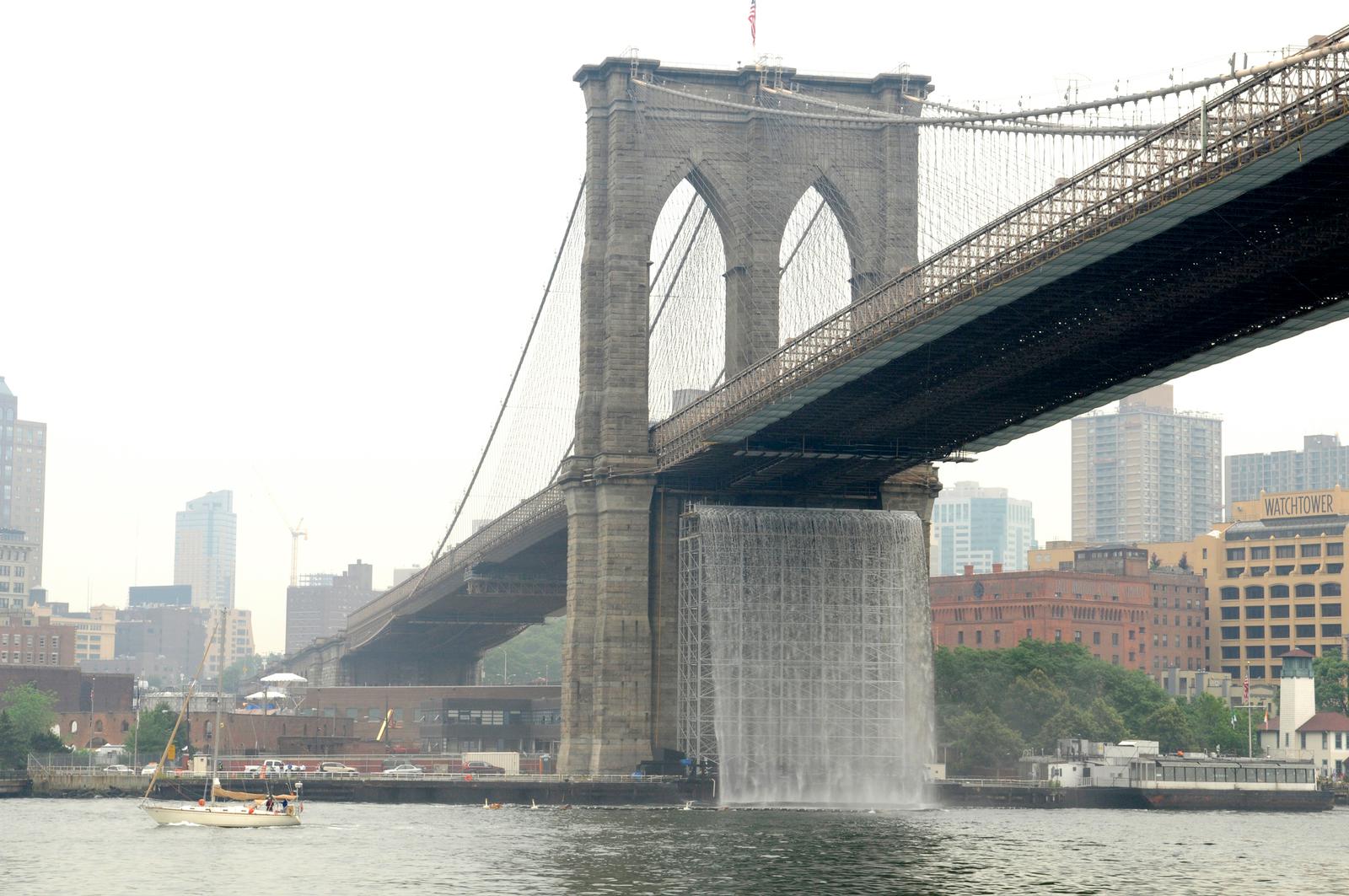 The New York Waterfalls (2008) by Olafur Eliasson