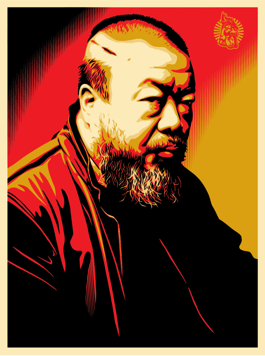 Shepard Fairey's Ai Weiwei print