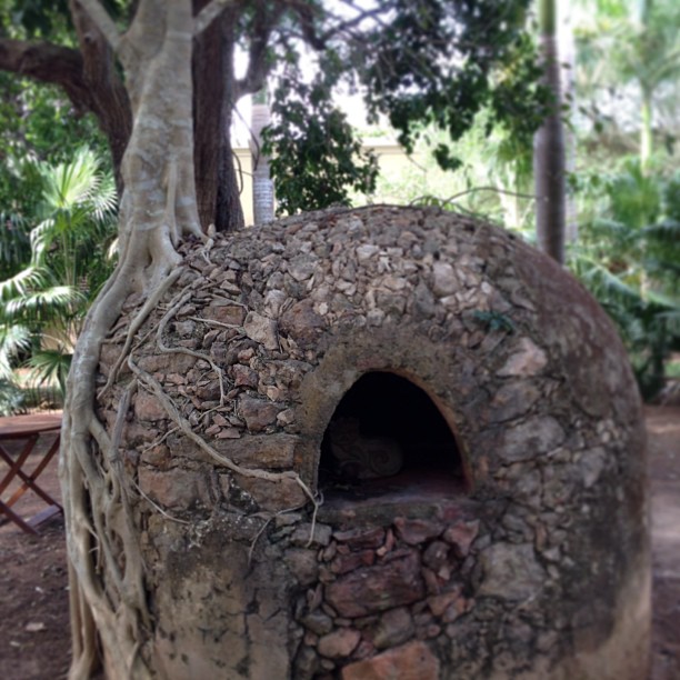 An ancient Mexican oven. Image courtesy of René Redzepi's Instagram