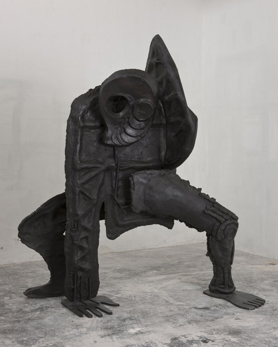 Sprawling Octopus Man (2009) by Thomas Houseago. Photograph by Josh White. Image courtesy of Hauser & Wirth