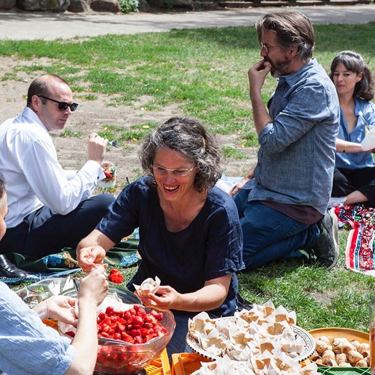 Studio Olafur Eliasson's picnic.  Image courtesy of @soe_kitchen's Instagram