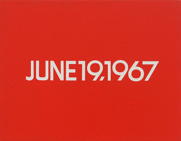 June 19, 1967, from the 'Today Series' (1966 - 2014) by On Kawara