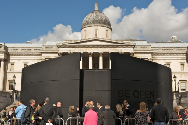 BE OPEN sound portal Trafalgar Square