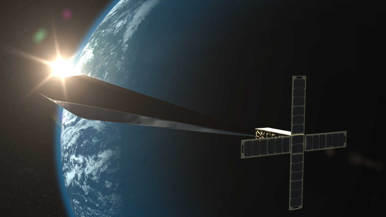 A rendering of Orbital Reflector