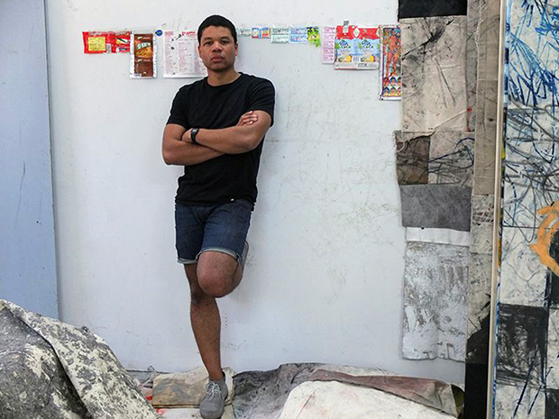 Oscar Murillo. Image courtesy of David Zwirner