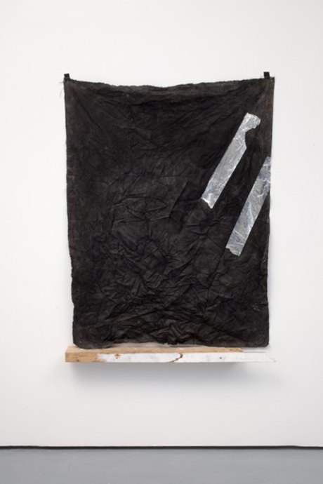 Let Me Be (2011) by Oscar Murillo. Courtesy of David Zwirner