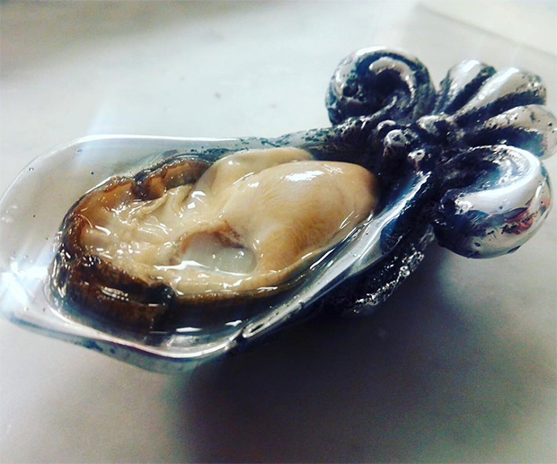 Albert Adrià's take on oysters. Image courtesy of the chef's Instagram