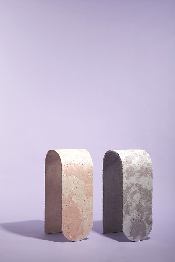 Concrete Stools by J. Byron-H.