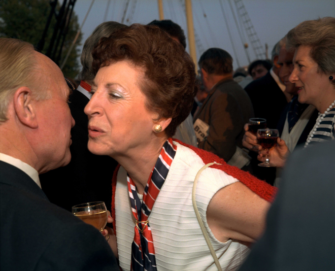 Martin Parr, Conservative victory party aboard the SS Great Britain (1986-1989), Bristol, England