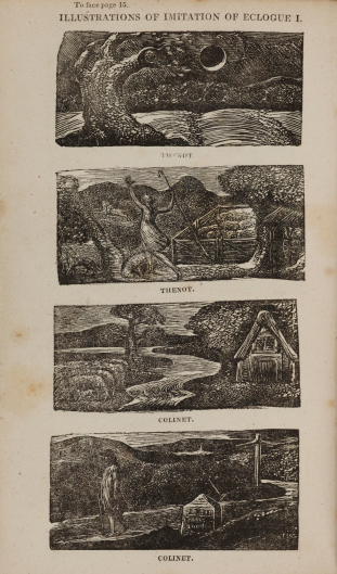 William Blake’s wood engravings for Thornton’s edition of Virgil’s Pastorals from 1821