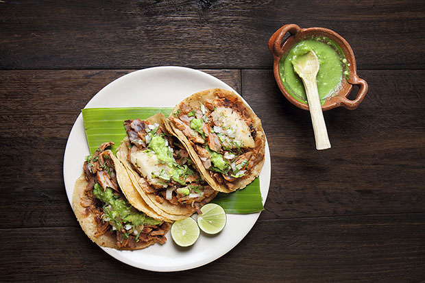 Tacos al pastor, as featured in Mexico