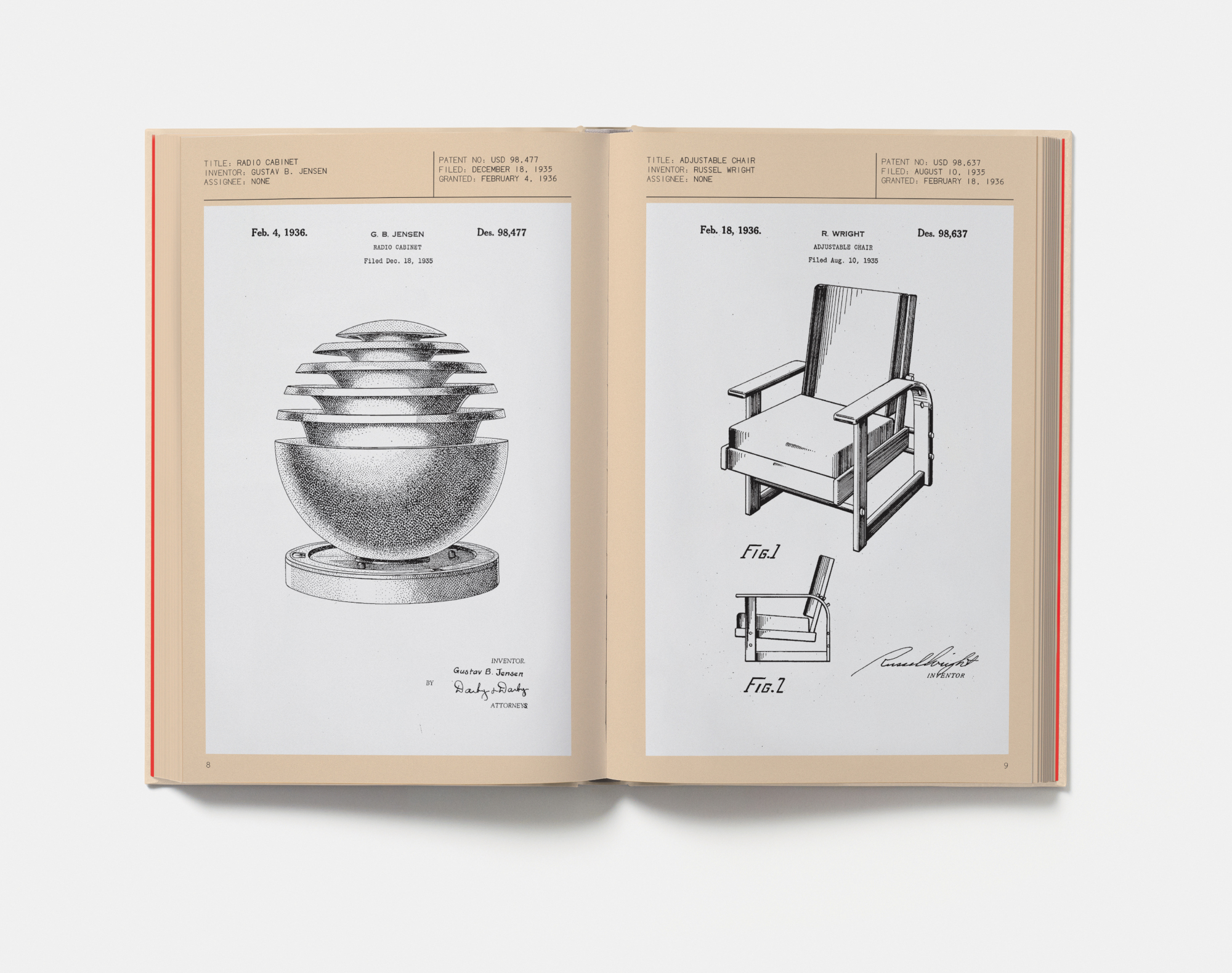 Pages from Patented: 1,000 Design Patents