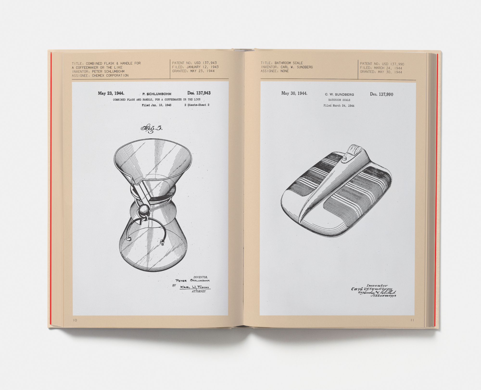Pages from Patented: 1,000 Design Patents