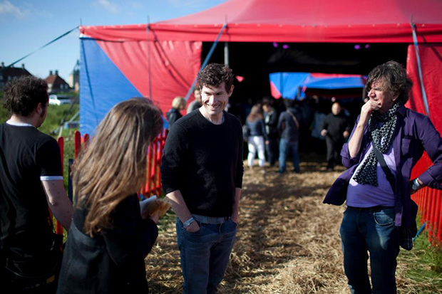 Daniel Patterson (centre) at MAD, Copenhagen.
