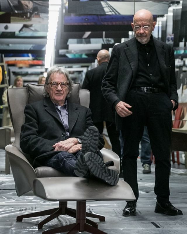 From right: Paul Smith and Mario Bellini in Milan, January 2017. Image courtesy of La Triennale di Milano's Instagram