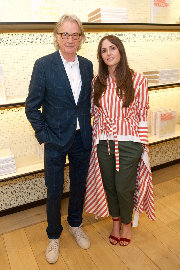 Sir Paul Smith and London Uprising co-editor Tania Fares