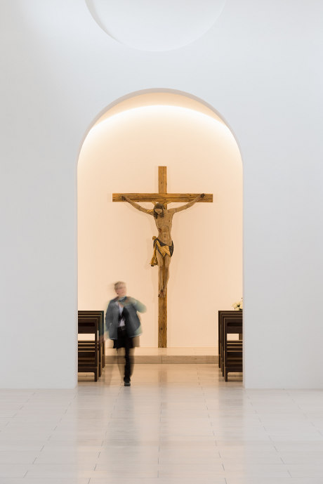 St Moritz Church by John Pawson. Photograph by Gilbert McCarragher