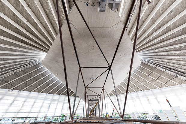 John Pawson's work continues at the new Design Museum, London. Photo by Miles Willis © 2014 Getty Images.