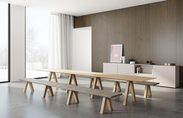 John Pawson's Trestle collection for Viccarbe