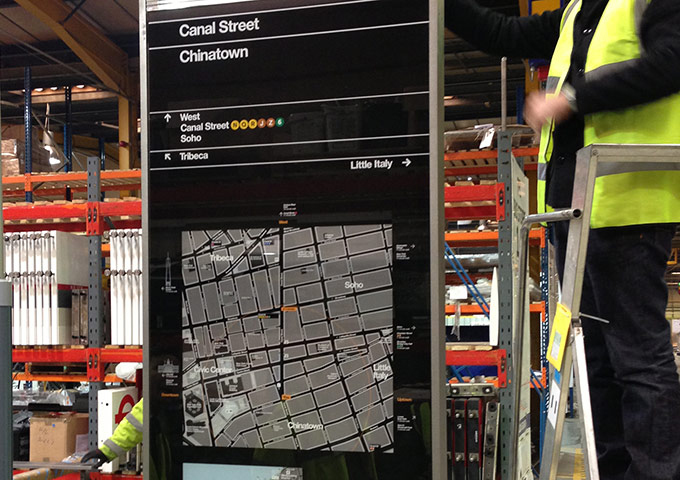 PentaCityGroup's WalkNYC wayfinding system