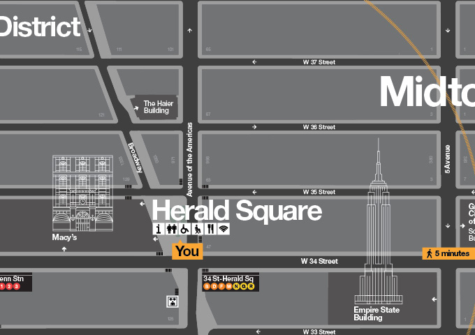 PentaCityGroup's WalkNYC wayfinding system