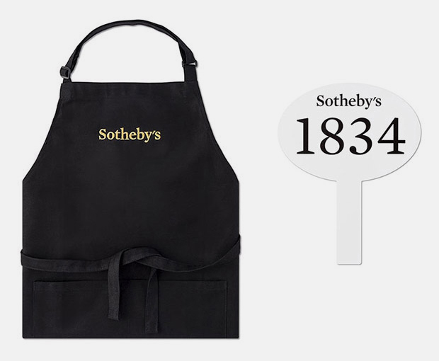 Sothebys auction paddles
