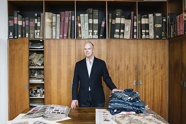 Peter Koepke at the Design Library. Photo credit: Mark Mahaney