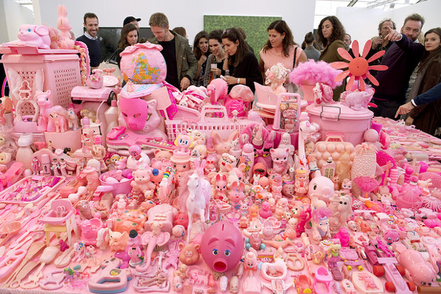 The story behind that pink table at Frieze