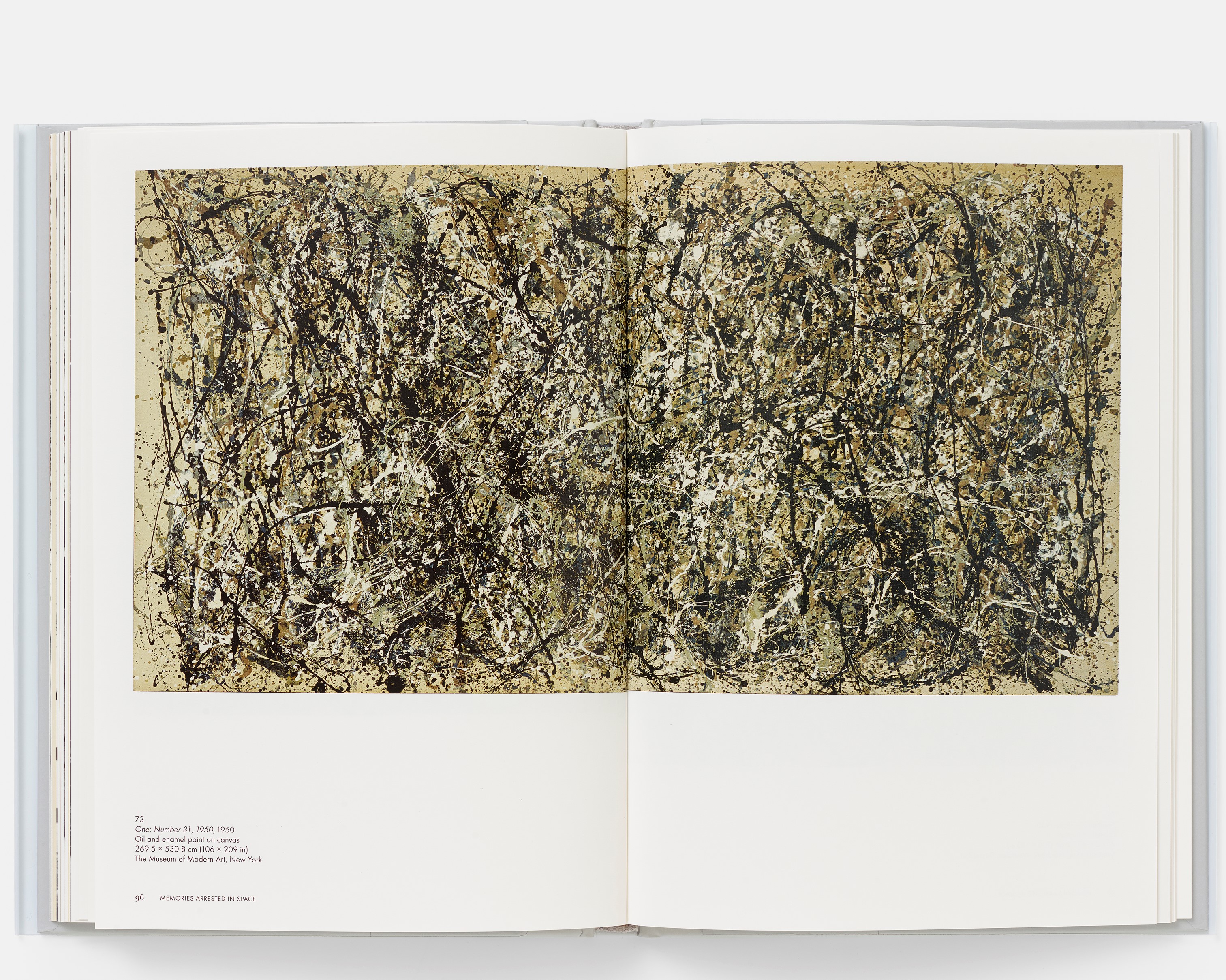 A spread from our Jackson Pollock Phaidon Focus book