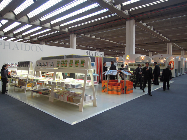 Phaidon's stand at the Frankfurt Book Fair - designed by James Irvine