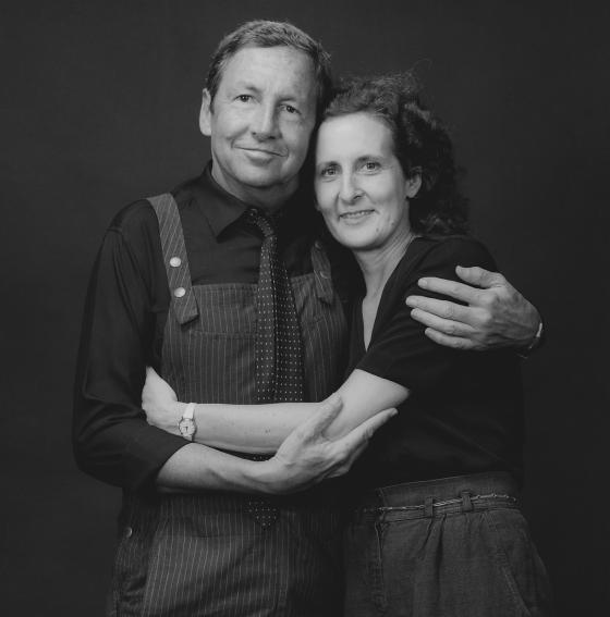 Robert Rauschenberg and Trisha Brown, 1983. Photo: © The Robert Mapplethorpe Foundation. 