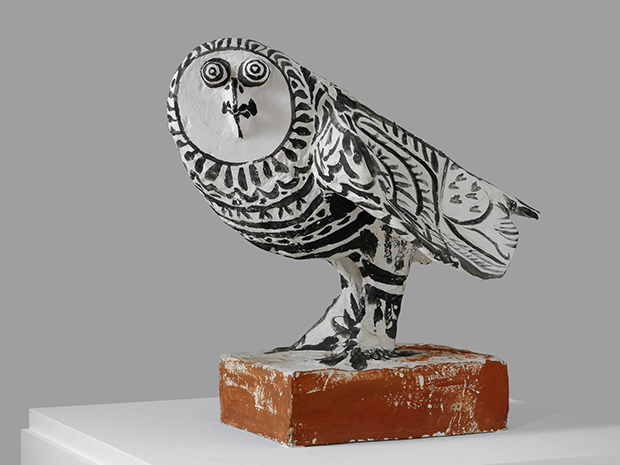La chouette (The Owl) (1952) by Pablo Picasso. Museum Ludwig, Cologne/Schenkung Ludwig, Photo: © Rheinisches Bildarchiv, Britta Schlier, © Bildrecht, Vienna, 2016